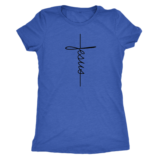 Jesus Dark Print Triblend T-shirt