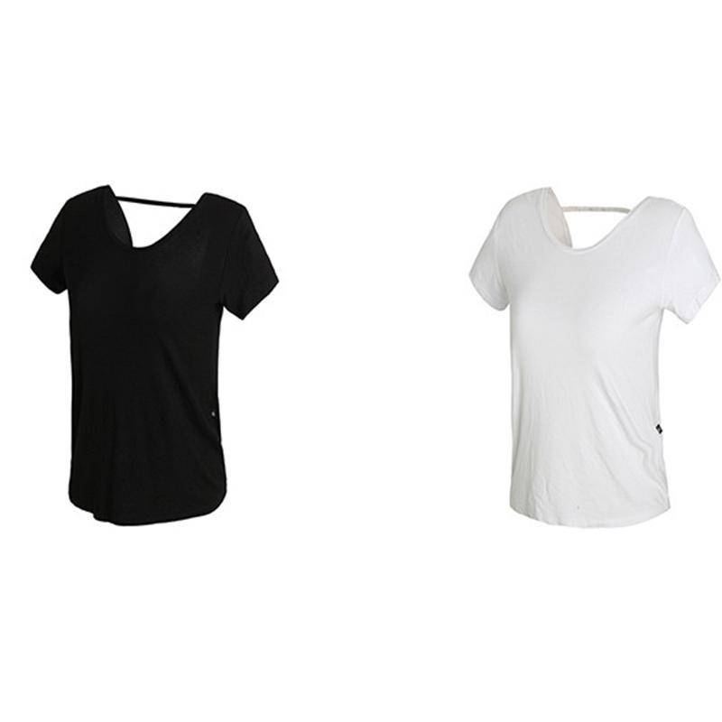 Breathable Backless Short Sleeve Yoga Top