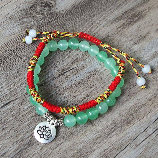 Charm Bracelets - 2 Piece Yoga Chakra Mala Bracelet Set