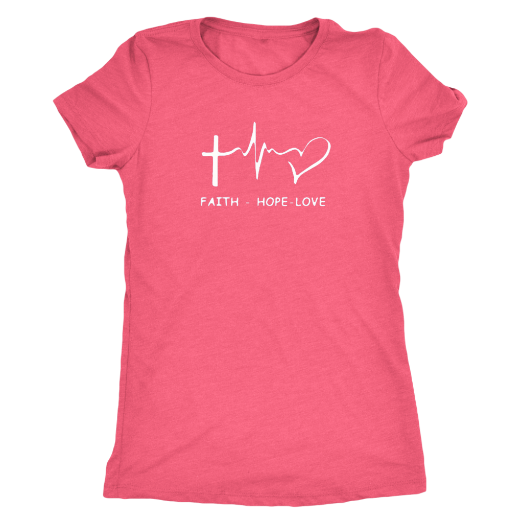Faith - Hope- Love Triblend T-Shirt