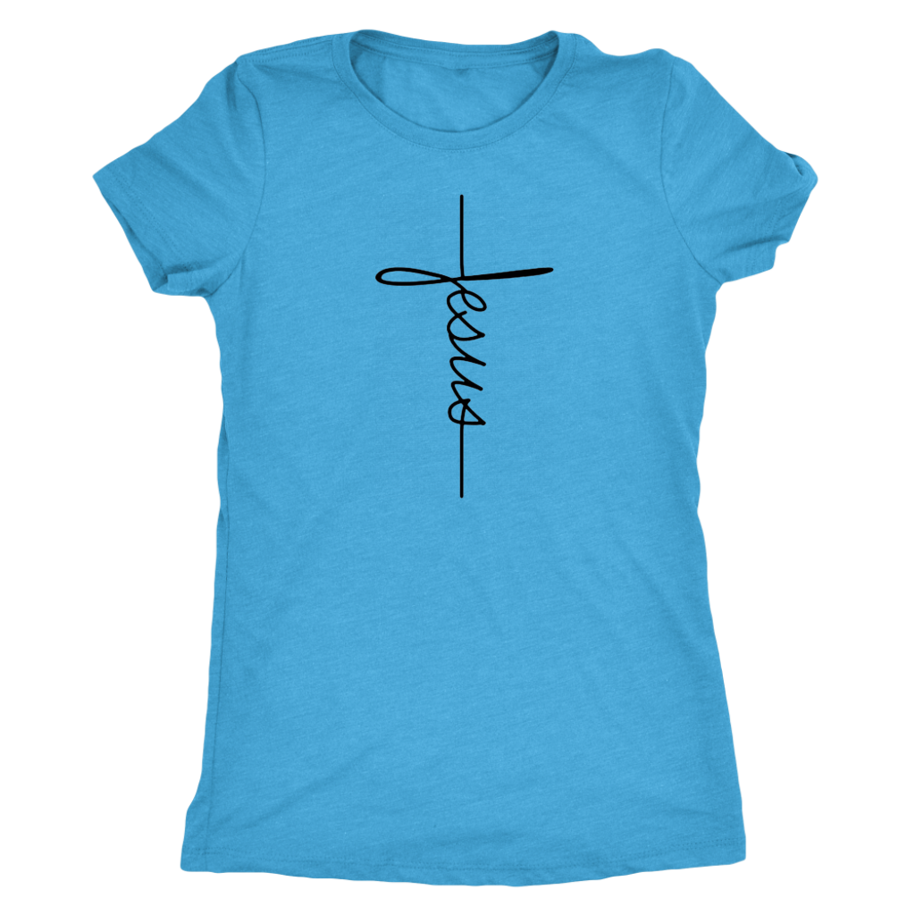 Jesus Dark Print Triblend T-shirt