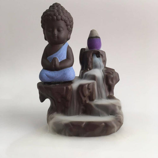 Incense & Incense Burners - Little Buddha Backflow Incense Burner W/ 20 Incense Cones