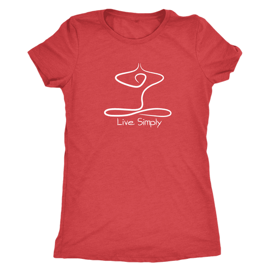 T-shirt - Live Simply Next Level Triblend T-Shirt