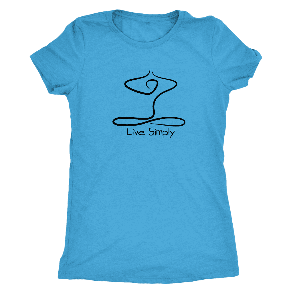 T-shirt - Live Simply Next Level Triblend T-Shirt