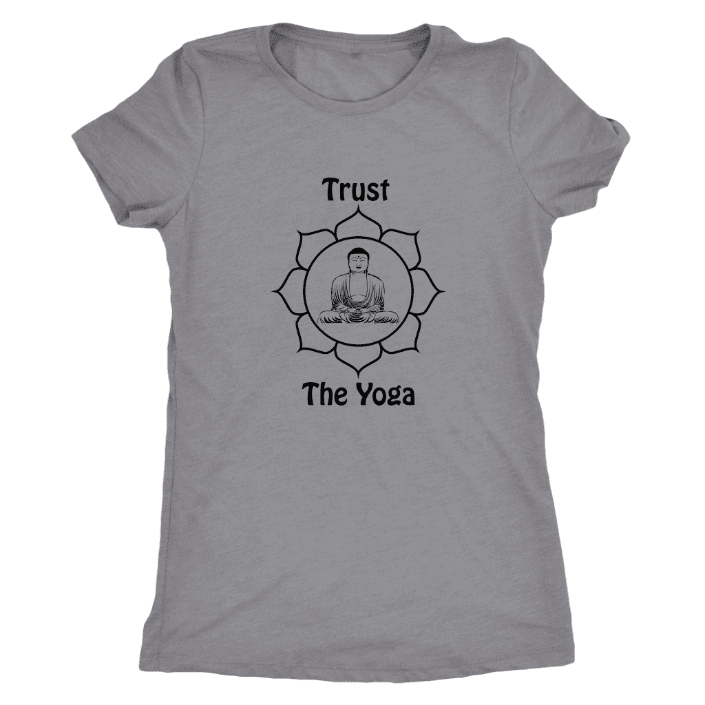 T-shirt - Trust The Yoga Ladies T-Shirt (black Logo)