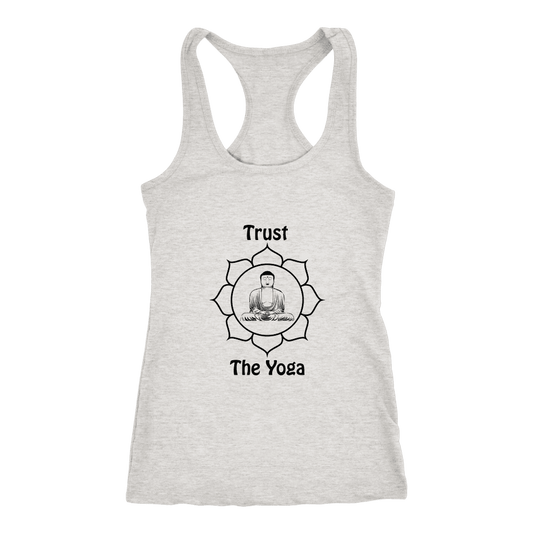 T-shirt - Trust The Yoga Ladies Tank Top (black Logo)