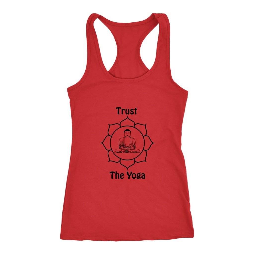 T-shirt - Trust The Yoga Ladies Tank Top (black Logo)