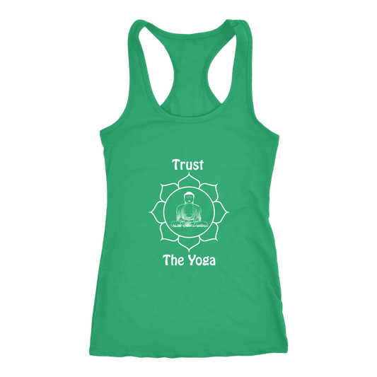 T-shirt - Trust The Yoga Ladies Tank (white Logo)