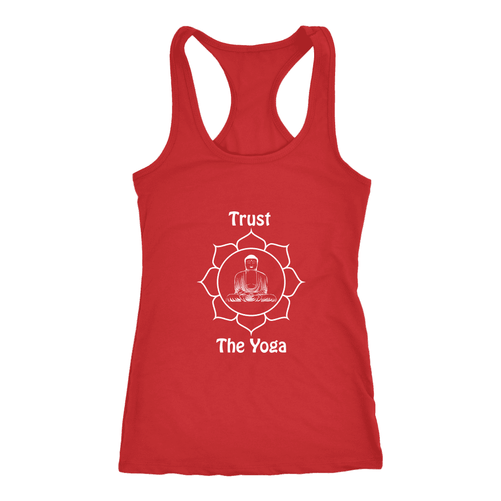 T-shirt - Trust The Yoga Ladies Tank (white Logo)
