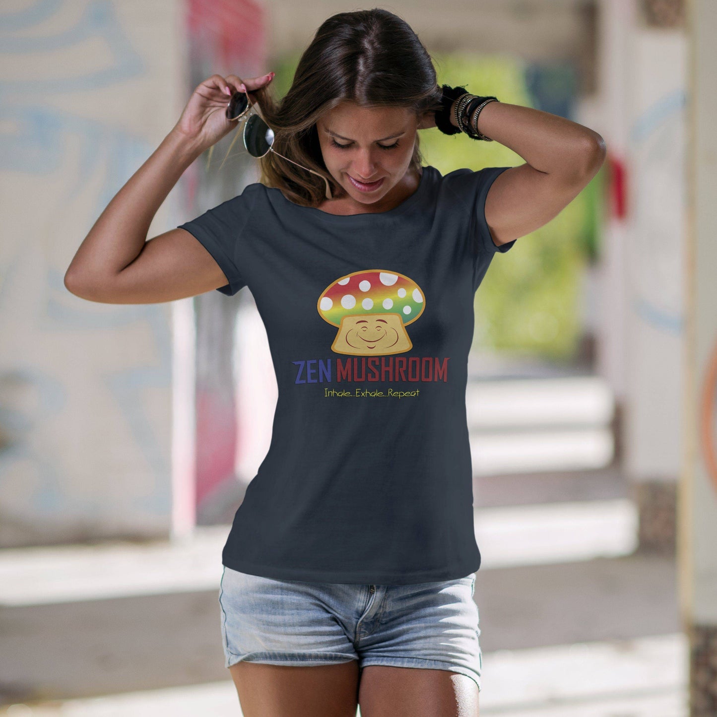 T-shirt - Zen Mushroom Logo Shirt (Womens)