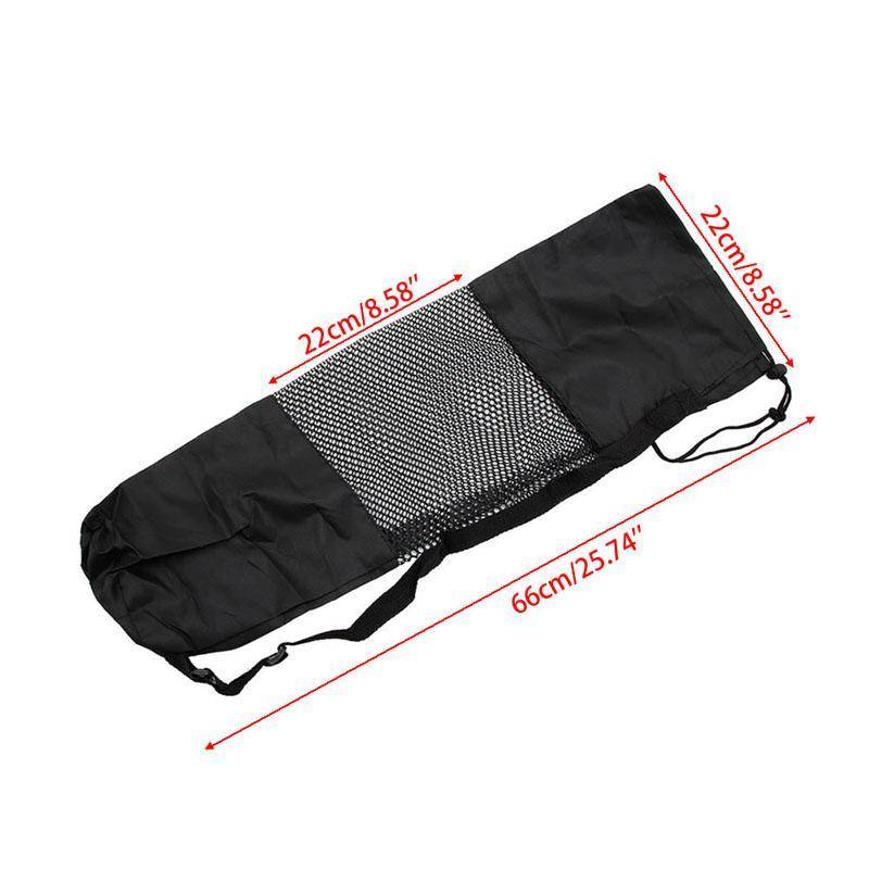 Yoga Mats - Adjustable Strap Nylon Mesh Mat Carrier Bag