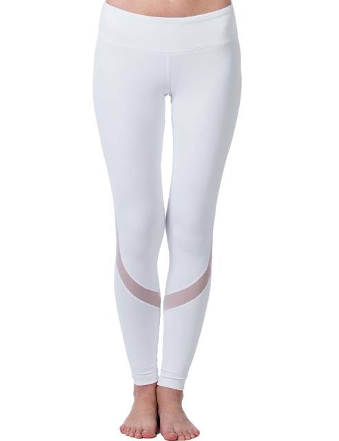 Yoga Pants - Yoga Leggings With Stylish Mesh