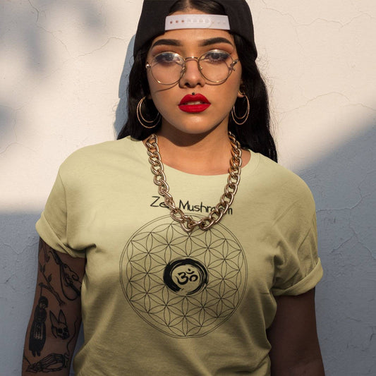 ZM Om Circle Tultex T-Shirt (Black Logo)