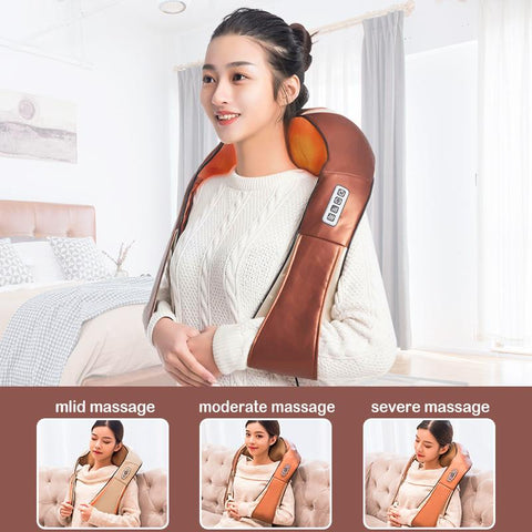 Image of LaGuerir Home Shiatsu Back Neck and Shoulder Massager