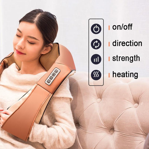 Image of LaGuerir Home Shiatsu Back Neck and Shoulder Massager