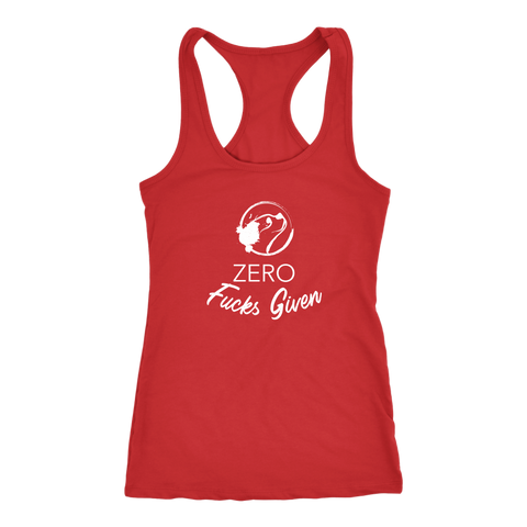 Image of Zero Given White Dog Print Tank