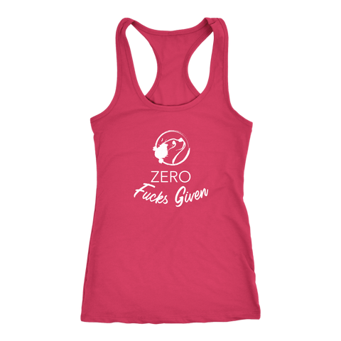 Image of Zero Given White Dog Print Tank