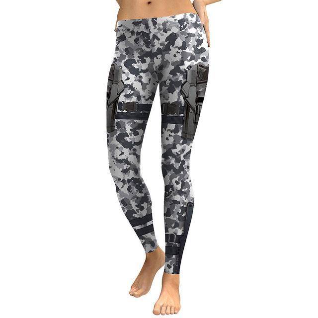 Boho Deer And Elk Hunter Leggings