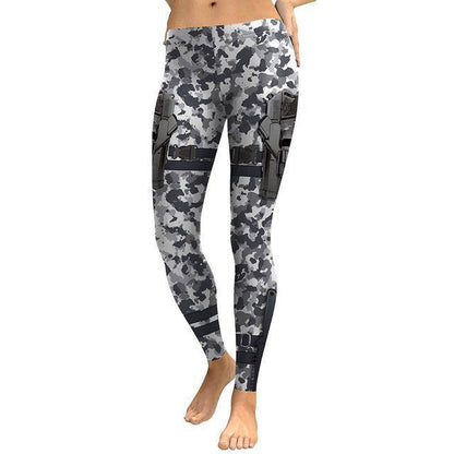 Boho Deer And Elk Hunter Leggings