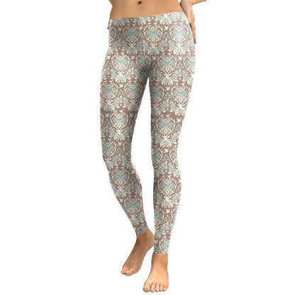 Boho Deer And Elk Hunter Leggings