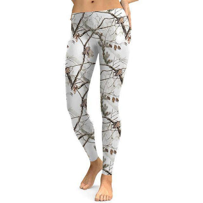 Boho Deer And Elk Hunter Leggings