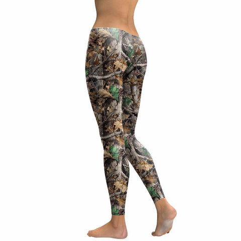 Image of Boho Deer And Elk Hunter Leggings