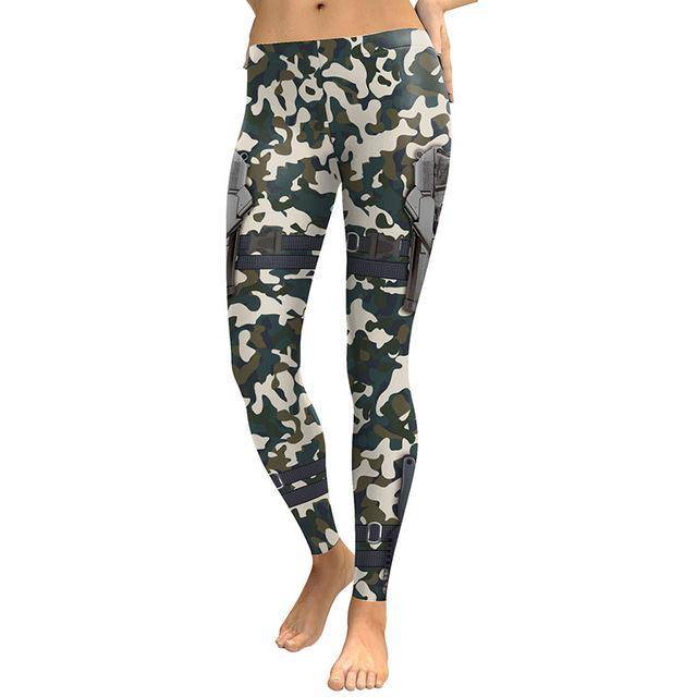 Boho Deer And Elk Hunter Leggings