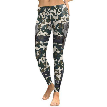 Boho Deer And Elk Hunter Leggings