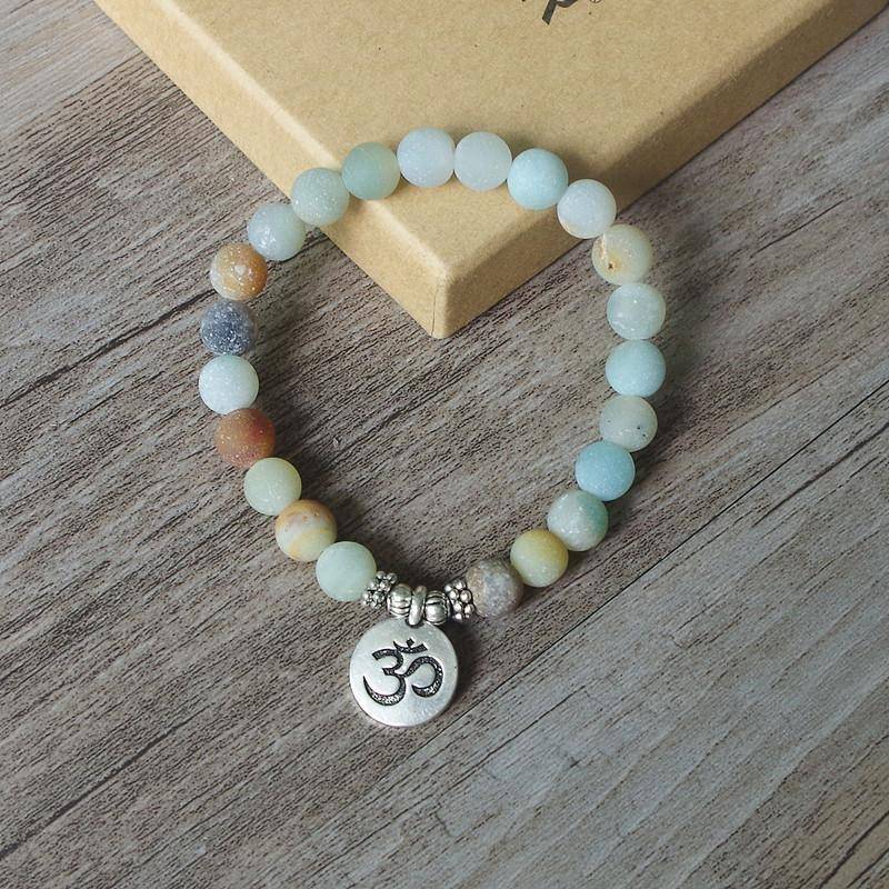 Charm Bracelets - Amazonite Stone Handmade Bracelet