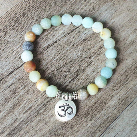 Image of Charm Bracelets - Amazonite Stone Handmade Bracelet