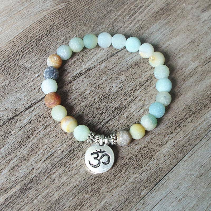 Charm Bracelets - Amazonite Stone Handmade Bracelet