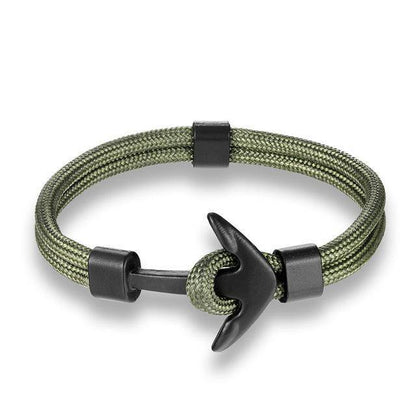 Charm Bracelets - Multilayer Woven Anchor Bracelets