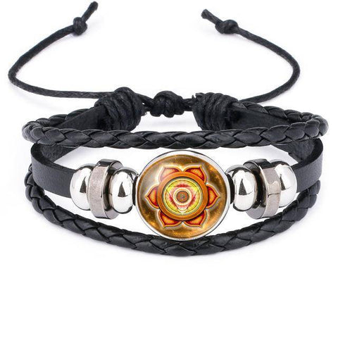 Image of Charm Bracelets - Seven Chakra Multi-layer Yoga Bracelet