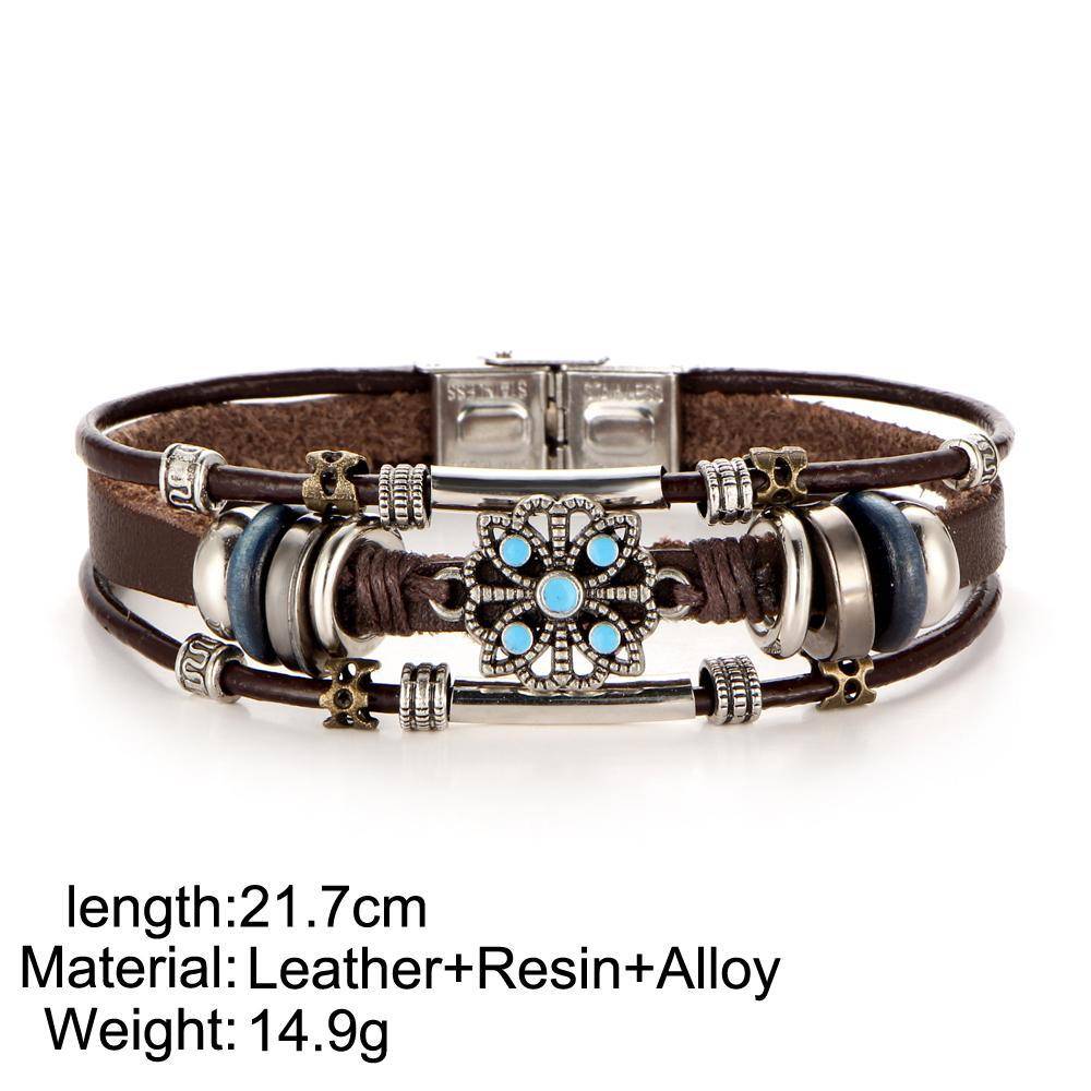 Charm Bracelets - Vintage Flower Bracelets & Bangle