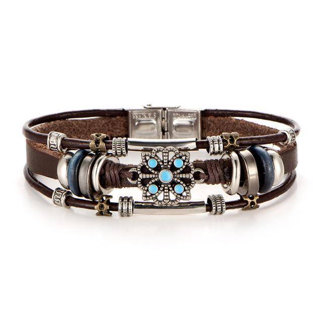 Charm Bracelets - Vintage Flower Bracelets & Bangle