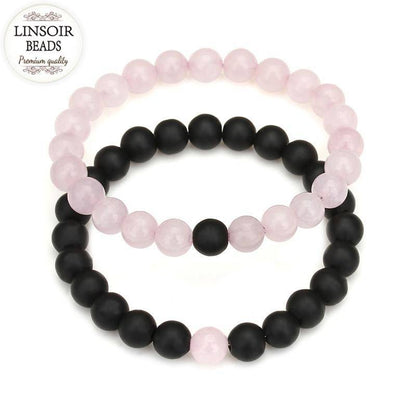 Charm Bracelets - Yin Yang Couple Bracelet