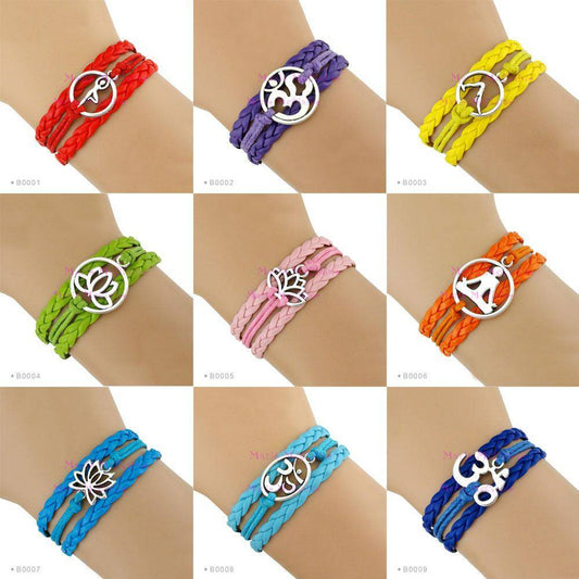 Charm Bracelets - Yoga Bracelets For Women (9 Different Styles)