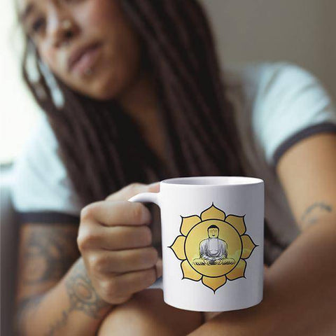 Image of Drinkware - Floating Buddha Coffee Mug