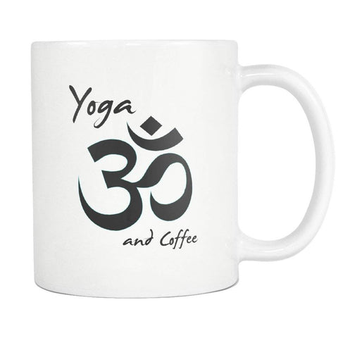 Image of Drinkware - Yoga And Coffee 10 Oz. Mug