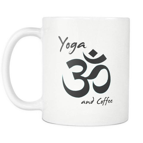 Image of Drinkware - Yoga And Coffee 10 Oz. Mug