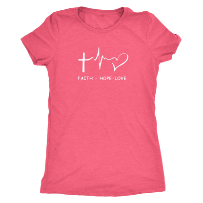 Faith - Hope- Love Triblend T-Shirt
