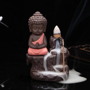 Incense & Incense Burners - Little Buddha Backflow Incense Burner W/ 20 Incense Cones