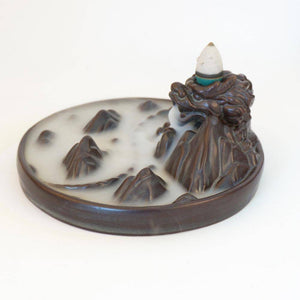 Incense & Incense Burners - Majestic Mountain Back Dragon Incense Burner