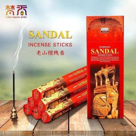 Image of Incense & Incense Burners - Sandalwood Incense (6 Boxes)