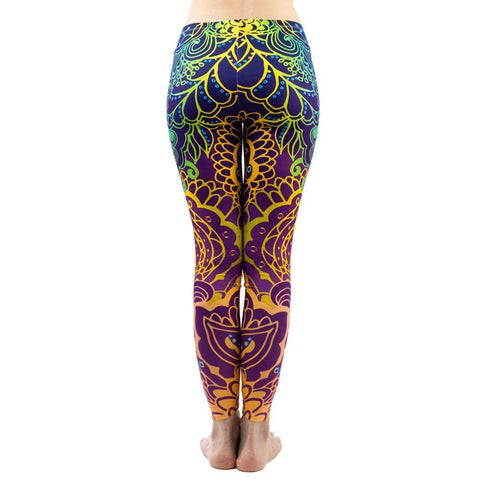 Image of Leggings - Blue Mandala Leggings