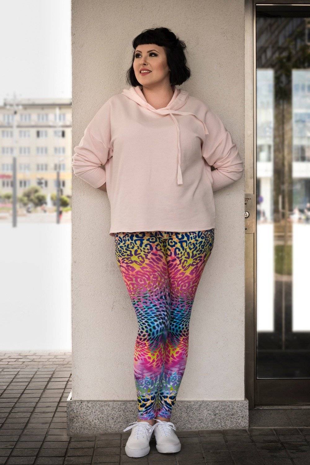 Leggings - Leopard Printed High Waist Leggings