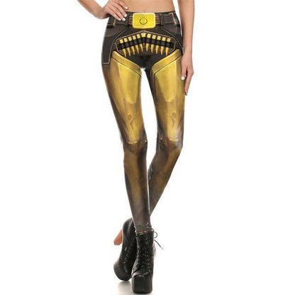 Leggings - New BARBARIAN Skull Leggings