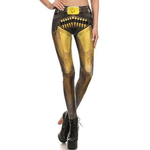 Image of Leggings - New BARBARIAN Skull Leggings