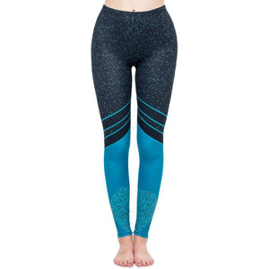 Leggings - Starry Sea Love Printing Leggings