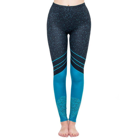 Image of Leggings - Starry Sea Love Printing Leggings